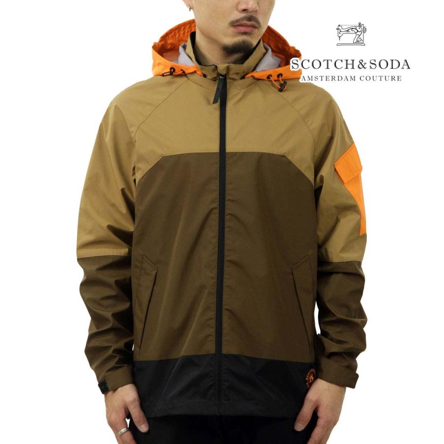 スコッチアンドソーダ メンズ ナイロンジャケット 正規販売店 SCOTCH＆SODA アウター ジップアップ TECHNICAL COLOURBLOCK JACKET COMBO A
