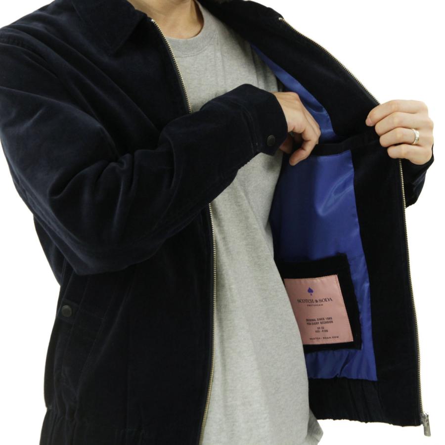 スコッチアンドソーダ メンズ ブルゾン 正規販売店 SCOTCH＆SODA アウター ジップアップ コーデュロイ ZIP-THROUGH CORDUROY BLOUSON JACKET NIGHT | SCOTCH＆SODA | 06