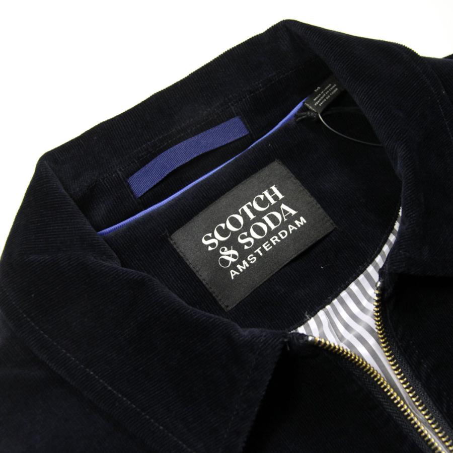 スコッチアンドソーダ メンズ ブルゾン 正規販売店 SCOTCH＆SODA アウター ジップアップ コーデュロイ ZIP-THROUGH CORDUROY BLOUSON JACKET NIGHT | SCOTCH＆SODA | 09
