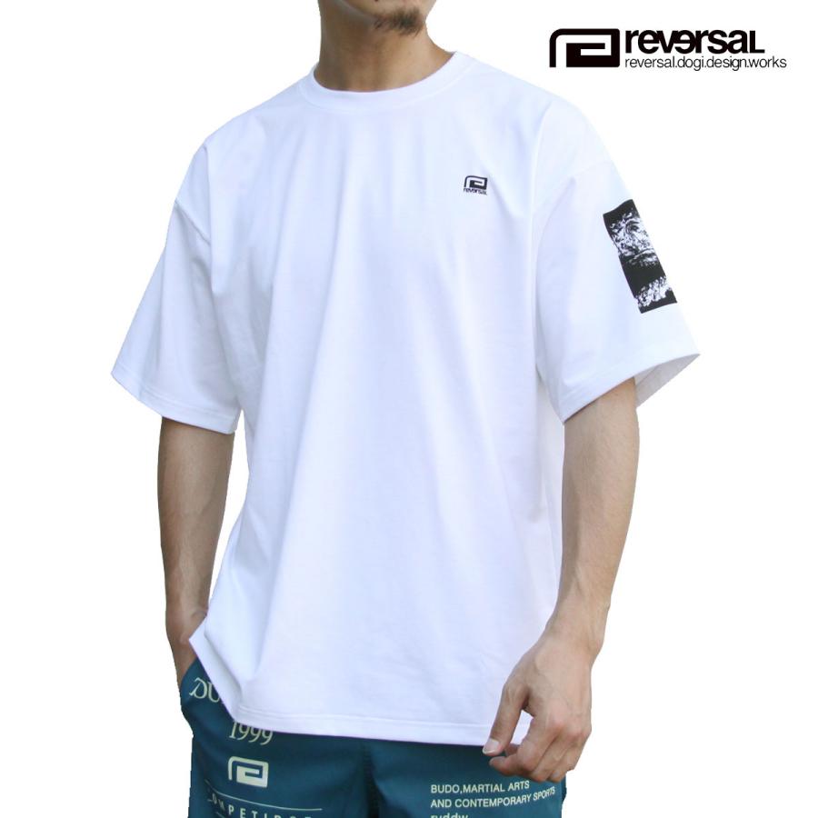 リバーサル メンズ 半袖Tシャツ 正規販売店 REVERSAL クルーネック オーバーサイズ PES MVS OVER SIZE TEE RV24SS051-OW O 父の日 プレゼント ラッピング | reversal