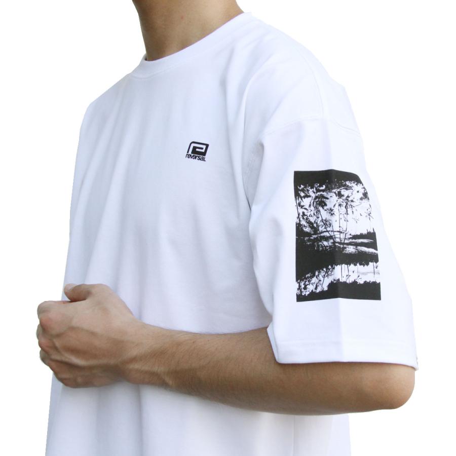 リバーサル メンズ 半袖Tシャツ 正規販売店 REVERSAL クルーネック オーバーサイズ PES MVS OVER SIZE TEE RV24SS051-OW O 父の日 プレゼント ラッピング | reversal | 07