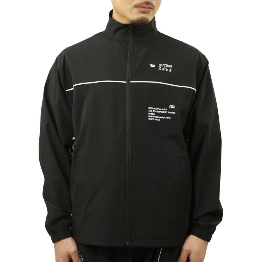 リバーサル メンズ トラックジャケット 正規販売店 REVERSAL 長袖 アウター ジップアップ ドライ ジャケット 4WAY DRY TRACK JACKET RV24SS303-BK BLACK | reversal | 01