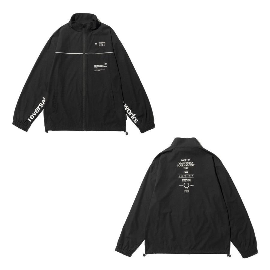 リバーサル メンズ トラックジャケット 正規販売店 REVERSAL 長袖 アウター ジップアップ ドライ ジャケット 4WAY DRY TRACK JACKET RV24SS303-BK BLACK | reversal | 04