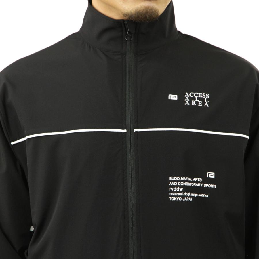 リバーサル メンズ トラックジャケット 正規販売店 REVERSAL 長袖 アウター ジップアップ ドライ ジャケット 4WAY DRY TRACK JACKET RV24SS303-BK BLACK | reversal | 05