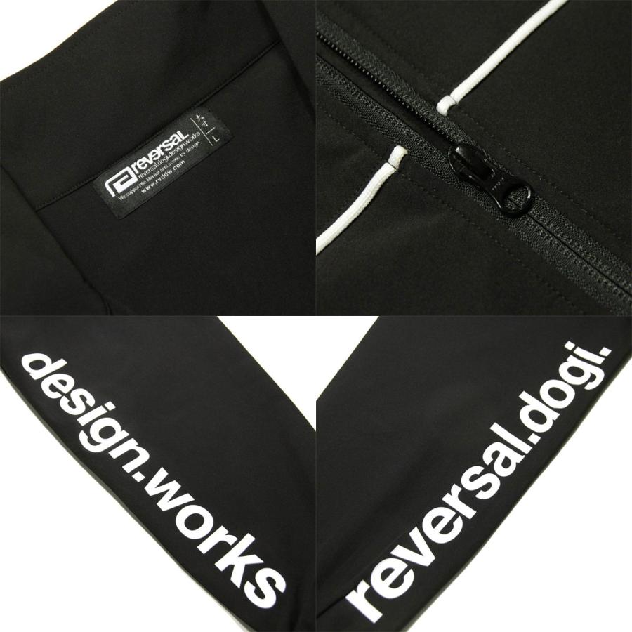 リバーサル メンズ トラックジャケット 正規販売店 REVERSAL 長袖 アウター ジップアップ ドライ ジャケット 4WAY DRY TRACK JACKET RV24SS303-BK BLACK | reversal | 09