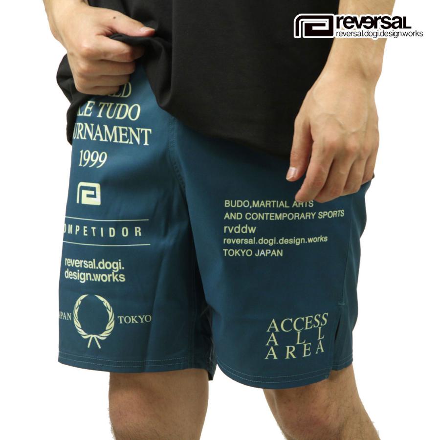 リバーサル メンズ ショートパンツ 正規販売店 REVERSAL ボトムス ハーフパンツ ファイトパンツ WVT FIGHT SHORTS RV24SS605-BL BLUE | reversal