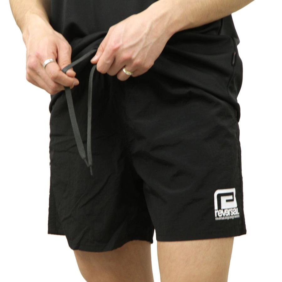 リバーサル メンズ ショートパンツ 正規販売店 REVERSAL ボトムス ロゴ ナイロン ハーフパンツ BASIC LOGO NYLON SHORTS RV24SS504-BK BLACK | reversal | 01