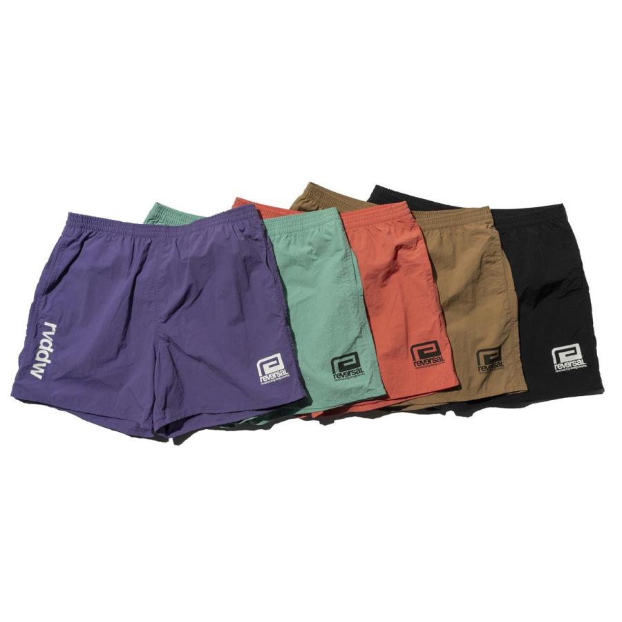 リバーサル メンズ ショートパンツ 正規販売店 REVERSAL ボトムス ロゴ ナイロン ハーフパンツ BASIC LOGO NYLON SHORTS RV24SS504-BK BLACK | reversal | 05