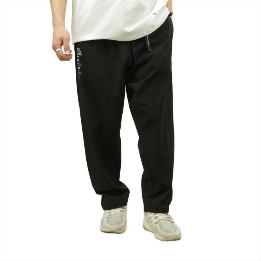 リバーサル メンズ ジョガーパンツ 正規販売店 REVERSAL ボトムス ドライ ワイド ロングパンツ 4WAY DRY WIDE JOGGER PANTS RV24SS401-BK BLACK | reversal | 01