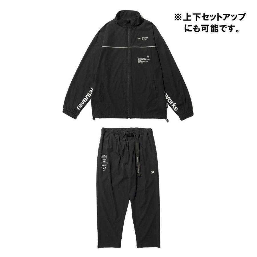 リバーサル メンズ ジョガーパンツ 正規販売店 REVERSAL ボトムス ドライ ワイド ロングパンツ 4WAY DRY WIDE JOGGER PANTS RV24SS401-BK BLACK | reversal | 05