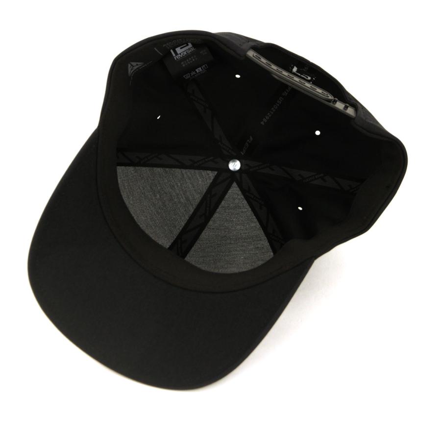 リバーサル メンズ レディース 帽子 正規販売店 REVERSAL ロゴ キャップ FLEXFIT DELTA ADJUSTABLE CAP 180A RVFT002-BK BLACK | reversal | 10