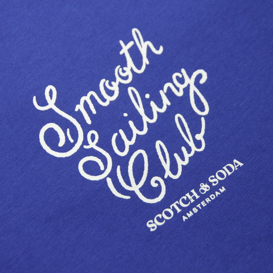 スコッチアンドソーダ メンズ 半袖Tシャツ 正規販売店 SCOTCH＆SODA クルーネック LEFT CHEST ARTWORK T-SHIRT P 175564 3580 14416 65 BOAT BLUE | SCOTCH＆SODA | 07