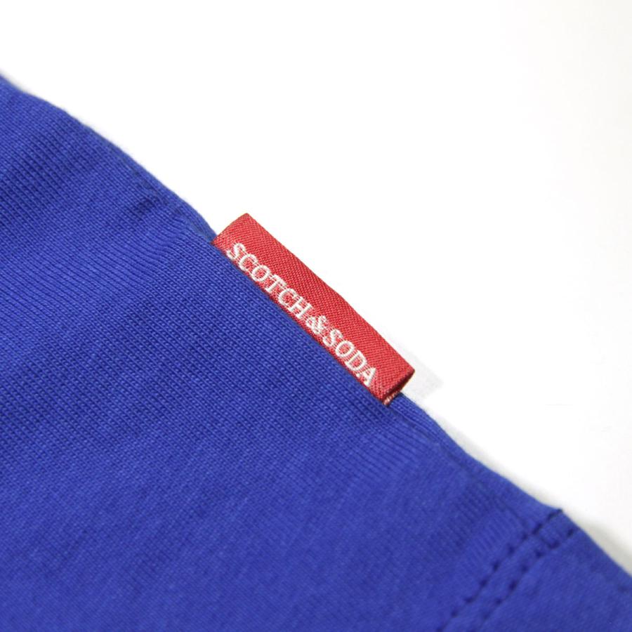 スコッチアンドソーダ メンズ 半袖Tシャツ 正規販売店 SCOTCH＆SODA クルーネック LEFT CHEST ARTWORK T-SHIRT P 175564 3580 14416 65 BOAT BLUE | SCOTCH＆SODA | 08