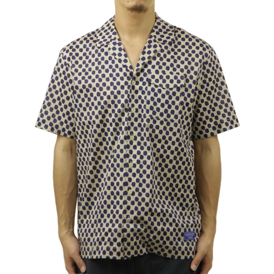 スコッチアンドソーダ メンズ 半袖シャツ 正規販売店 SCOTCH＆SODA ボタンダウン アロハシャツ PRINTED SHORT SLEEVE SHIRT 177060 7217 12410 19 | SCOTCH＆SODA | 01