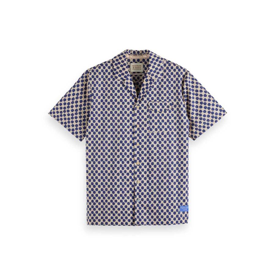 スコッチアンドソーダ メンズ 半袖シャツ 正規販売店 SCOTCH＆SODA ボタンダウン アロハシャツ PRINTED SHORT SLEEVE SHIRT 177060 7217 12410 19 | SCOTCH＆SODA | 04