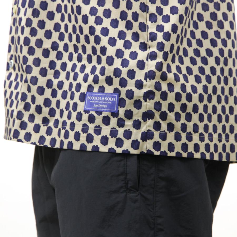 スコッチアンドソーダ メンズ 半袖シャツ 正規販売店 SCOTCH＆SODA ボタンダウン アロハシャツ PRINTED SHORT SLEEVE SHIRT 177060 7217 12410 19 | SCOTCH＆SODA | 06