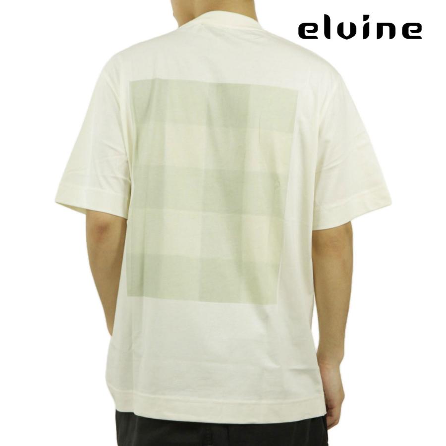 エルバイン メンズ 半袖Tシャツ 正規販売店 ELVINE クルーネック バックプリント ARDY ARTWORK CREW NECK TEE 331233 101 OFF WHITE | 