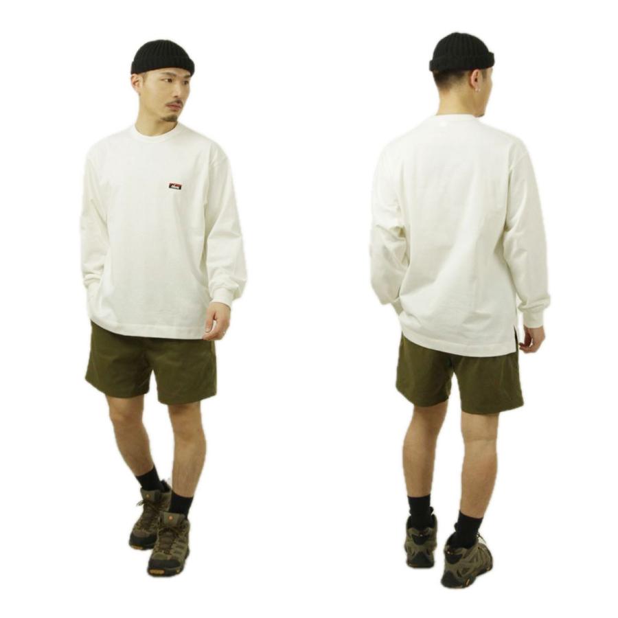 ナンガ メンズ 長袖Tシャツ 正規販売店 NANGA ワンポイント ロゴ ロンT ECO HYBRID BOX LOGO EMBROIDERY LONG SLEEV バレンタイン プレゼント ラッピング | NANGA | 10