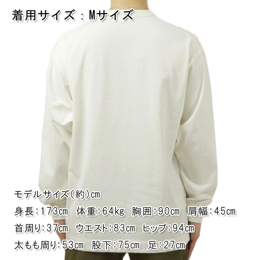 ナンガ メンズ 長袖Tシャツ 正規販売店 NANGA ワンポイント ロゴ ロンT ECO HYBRID BOX LOGO EMBROIDERY LONG SLEEV バレンタイン プレゼント ラッピング | NANGA | 02