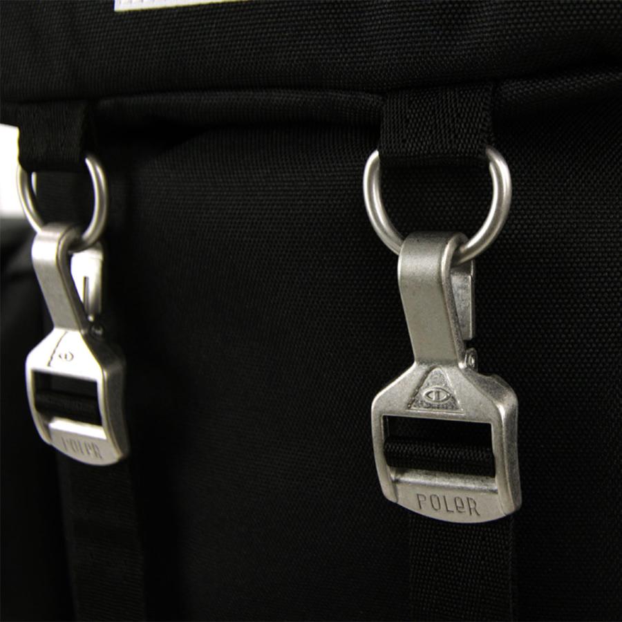 ポーラー メンズ レディース バックパック 正規販売店 POLER 鞄 リュックサック CLASSIC RUCKSACK BACKPACK 241BGU1003-BLK BLACK | POLeR | 05