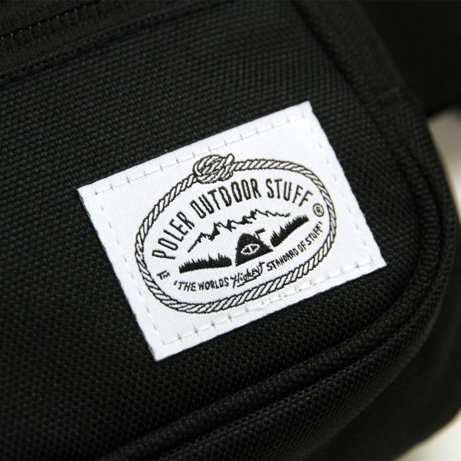 ポーラー メンズ レディース ショルダーバッグ 正規販売店 POLER 鞄 ボディバッグ SLING SHOULDER BAG 241BGU1602-BLK BLACK | POLeR | 06