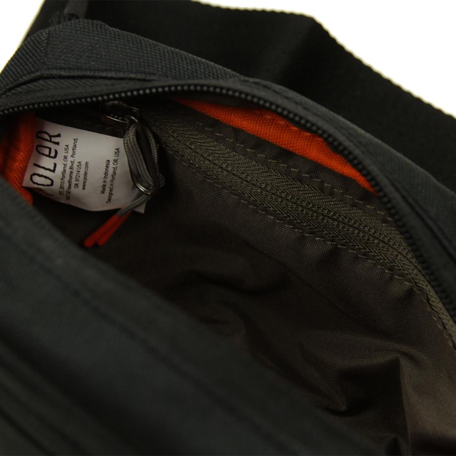 ポーラー メンズ レディース ショルダーバッグ 正規販売店 POLER 鞄 ボディバッグ SLING SHOULDER BAG 241BGU1602-BLK BLACK | POLeR | 08