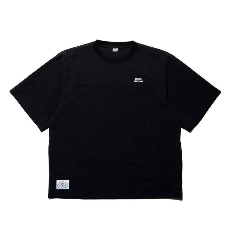 ポーラー メンズ 半袖Tシャツ 正規販売店 POLER クルーネック ナイロン バックプリント STRETCH RIP BAGGY S/S SHORT SLEEVE TEE DC 251MCV0034-BLK BLACK | POLeR | 04