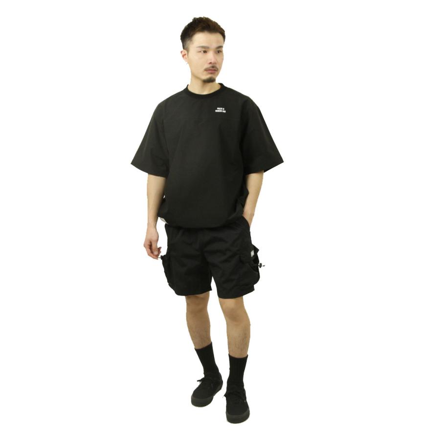 ポーラー メンズ 半袖Tシャツ 正規販売店 POLER クルーネック ナイロン バックプリント STRETCH RIP BAGGY S/S SHORT SLEEVE TEE DC 251MCV0034-BLK BLACK | POLeR | 09