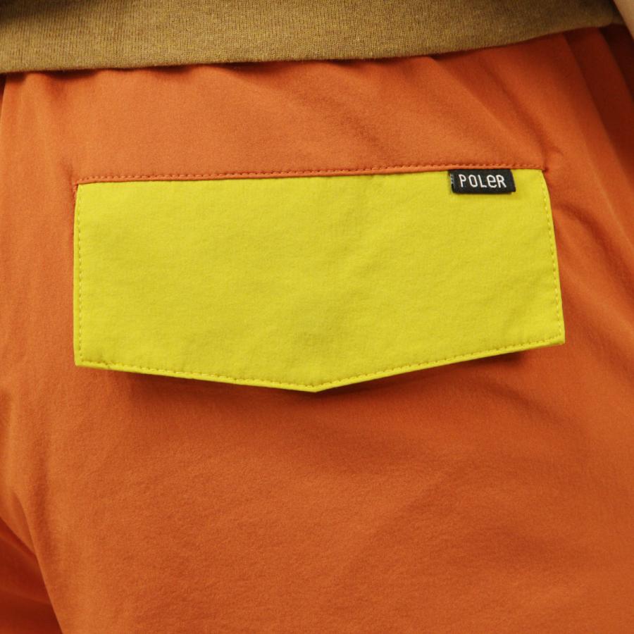 ポーラー メンズ ショートパンツ 正規販売店 POLER ボトムス ハーフパンツ STRETCH 2WAY HYBRID SHORTS DC 241MCV0129-ORG ORANGE | POLeR | 07