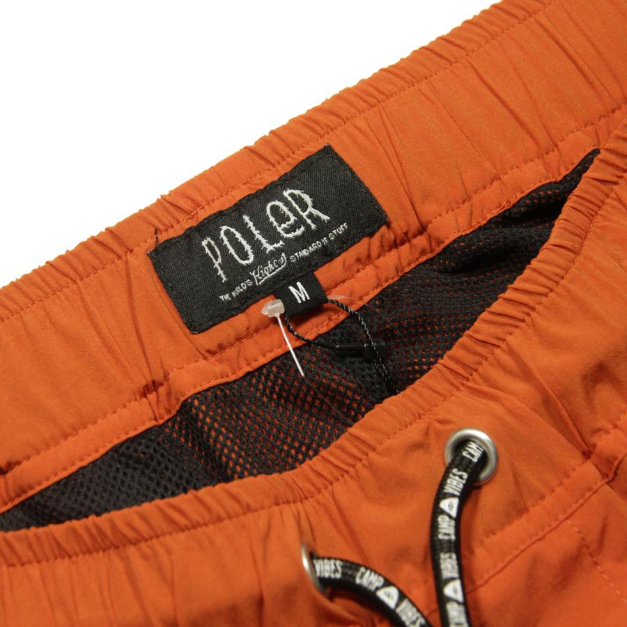 ポーラー メンズ ショートパンツ 正規販売店 POLER ボトムス ハーフパンツ STRETCH 2WAY HYBRID SHORTS DC 241MCV0129-ORG ORANGE | POLeR | 09