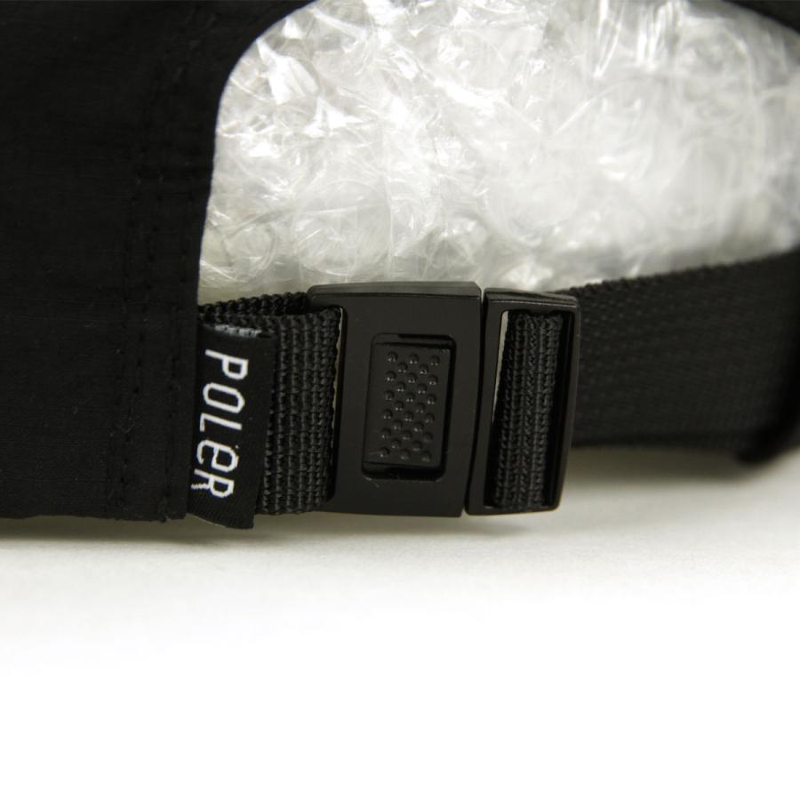 ポーラー メンズ レディース キャップ 正規販売店 POLER 帽子 6パネルキャップ HIGHEST EMB 6P CAP DC 241MCV0269-BLK BLACK | POLeR | 06
