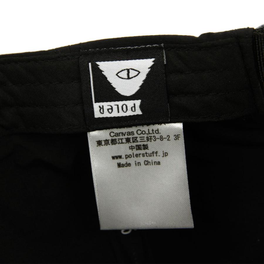 ポーラー メンズ レディース キャップ 正規販売店 POLER 帽子 6パネルキャップ HIGHEST EMB 6P CAP DC 241MCV0269-BLK BLACK | POLeR | 07