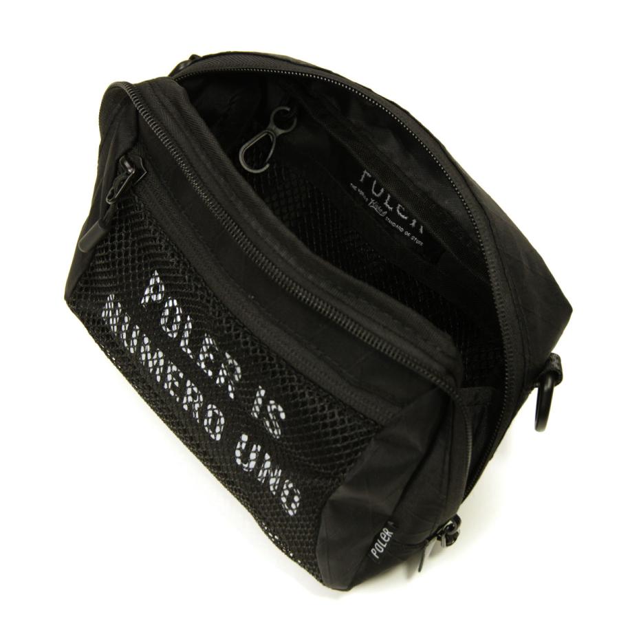 ポーラー メンズ レディース ショルダーバッグ 正規販売店 POLER 鞄 ミニショルダー X-CLOTH MINI SHOULDER DC 241MCV0425-BLK BLACK | POLeR | 05