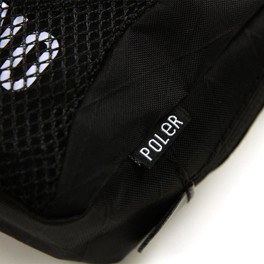 ポーラー メンズ レディース ショルダーバッグ 正規販売店 POLER 鞄 ミニショルダー X-CLOTH MINI SHOULDER DC 241MCV0425-BLK BLACK | POLeR | 07