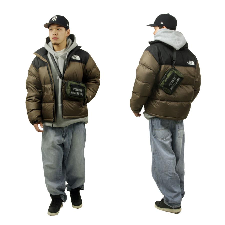 ポーラー メンズ レディース ショルダーバッグ 正規販売店 POLER 鞄 ミニショルダー X-CLOTH MINI SHOULDER DC 241MCV0426-OLV OLIVE | POLeR | 10