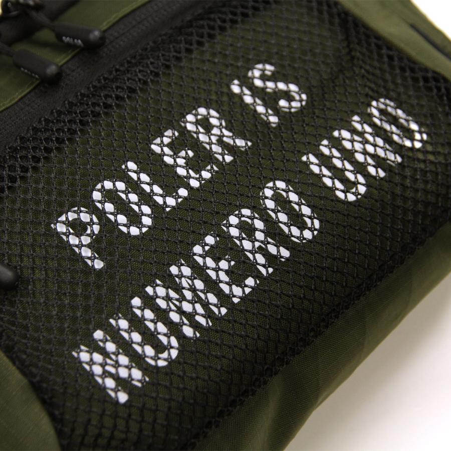 ポーラー メンズ レディース ショルダーバッグ 正規販売店 POLER 鞄 ミニショルダー X-CLOTH MINI SHOULDER DC 241MCV0426-OLV OLIVE | POLeR | 06