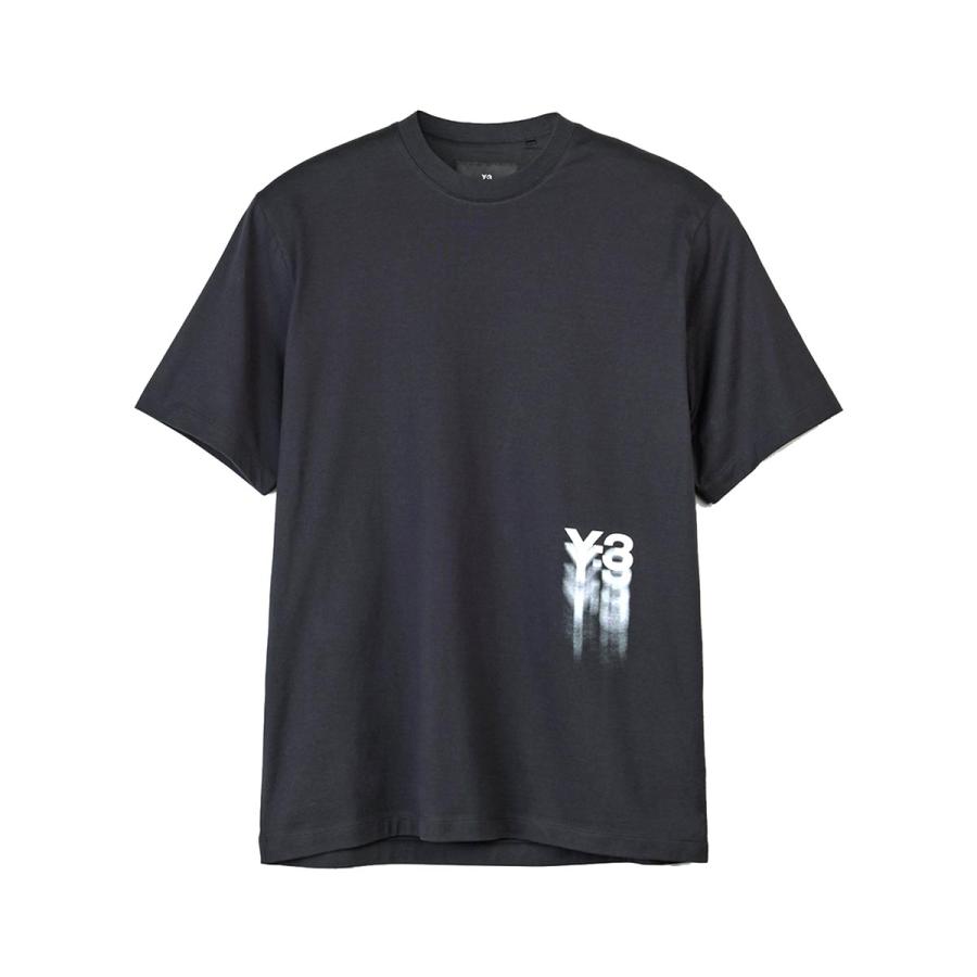 【ボーナスストア 誰でも+5% 5/1 0:00〜5/1 23:59】 ワイスリー メンズ 半袖Tシャツ 正規品 Y-3 クルーネック コットン ロゴ GFX SS TEE IZ3124 BLACK｜mixon｜05