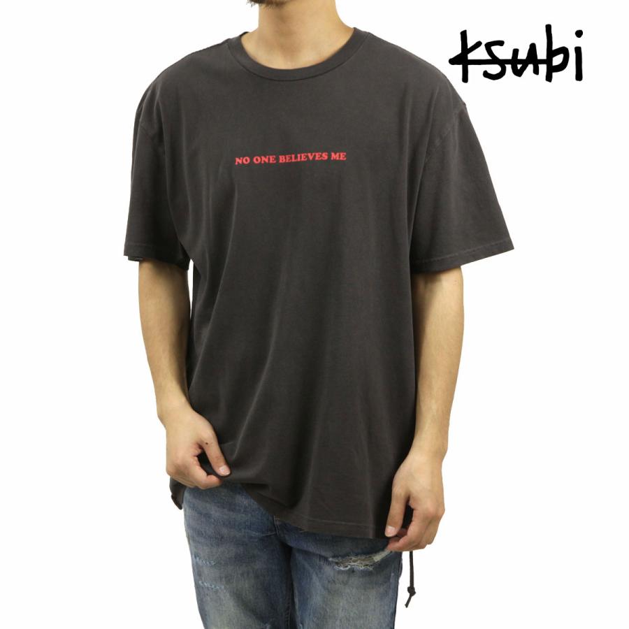 【ボーナスストア ポイント5倍 10/4 0:00〜10/5 23:59】 スビ メンズ 半袖Tシャツ 正規販売店 Ksubi クルーネック バックプリント BELIEVES ME BIGGIE SHOR0 | Ksubi