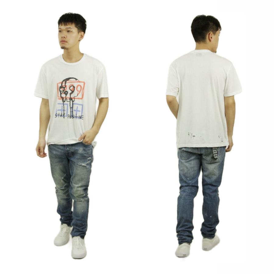 スビ メンズ 半袖Tシャツ 正規販売店 Ksubi クルーネック トップス JUICE WORLD KASH SHORT SLEEVE TEE VINTAGE WHITE MJW23TE002 WHITE | Ksubi | 10