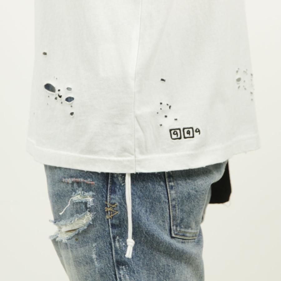 スビ メンズ 半袖Tシャツ 正規販売店 Ksubi クルーネック トップス JUICE WORLD KASH SHORT SLEEVE TEE VINTAGE WHITE MJW23TE002 WHITE | Ksubi | 07