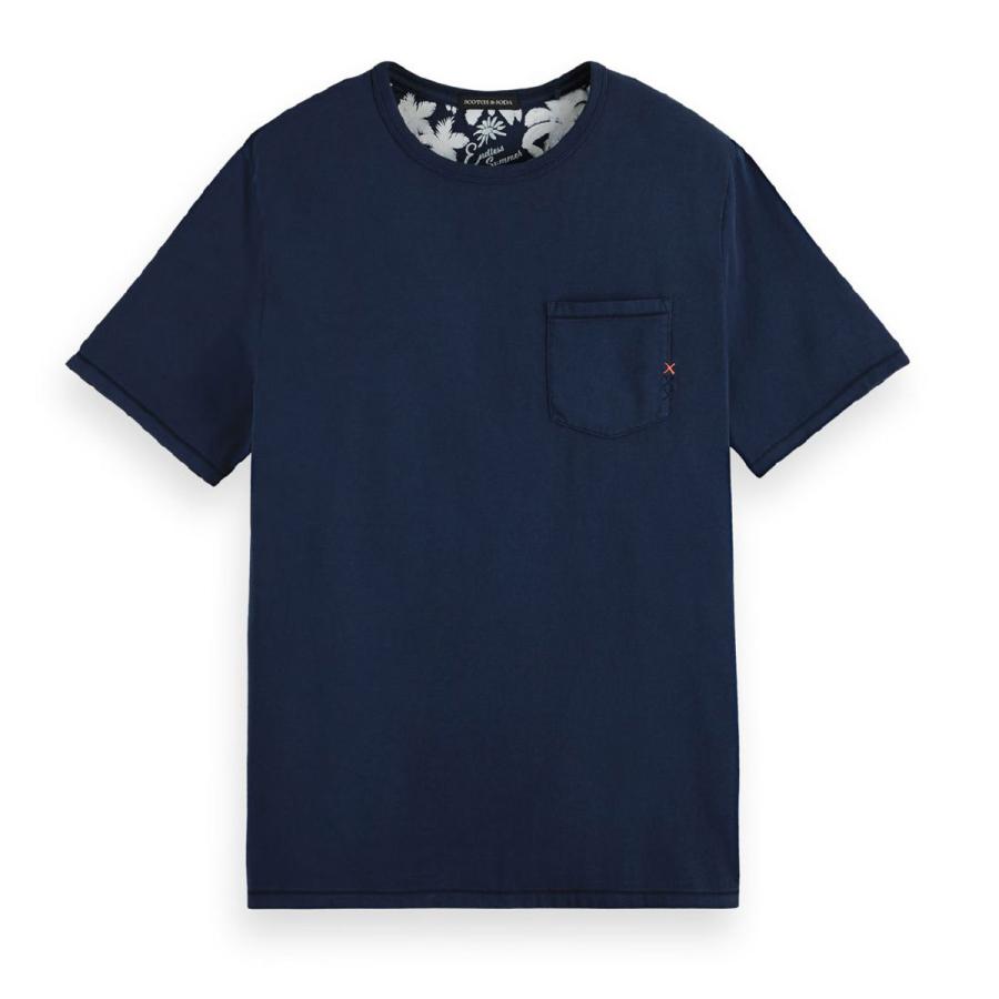 スコッチアンドソーダ メンズ 半袖Tシャツ 正規販売店 SCOTCH＆SODA クルーネック ボーダー ポケT WASHED STRIPE クリスマス プレゼント ラッピング SCOTCH＆SODA（スコッチアンドソーダ） メンズ 半袖Tシャツ 正規販売店