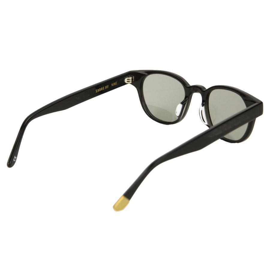 セイバー メンズ レディース サングラス 正規販売店 SABRE めがね ナイン NINE CLEAR BLACK FRAME SUNGLASS L GREY LENS SS24-108CB-LG-J | SABRE | 02