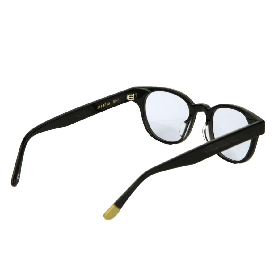 【ボーナスストア 誰でも+5% 1/22 0:00〜1/22 23:59】 セイバー メンズ レディース サングラス 正規販売店 SABRE めがね ナイン NINE CLEAR BLACK FRAME SU | SABRE | 02