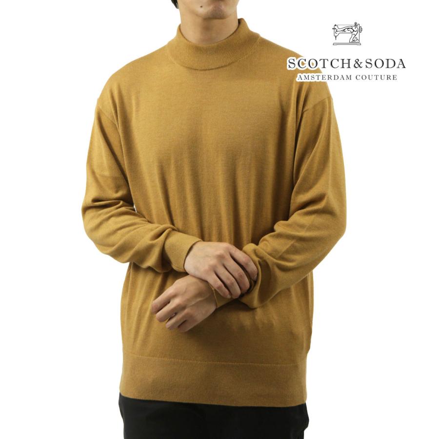 スコッチアンドソーダ メンズ セーター 正規販売店 SCOTCH＆SODA モックネック 長袖 CORE DROPPED SHOULDER MOCK NECK PULLOVER SWEATER D 179184 25403 | SCOTCH＆SODA