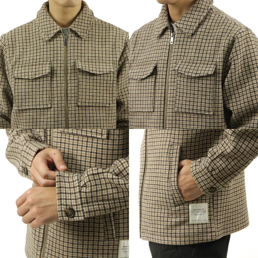 スコッチアンドソーダ メンズ シャツジャケット 正規販売店 SCOTCH＆SODA チェック柄 WOOL BLEND ZIP-THRU OVERSHIRT JACKET D 179000 21807 BROWN CHECK | SCOTCH＆SODA | 05