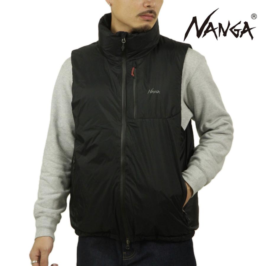ナンガ メンズ ダウンベスト 正規販売店 NANGA アウター スタンドカラー オーロラ AURORA TEX STAND COLLAR DOWN VEST ND2441-1N010-A BLK BLACK | NANGA