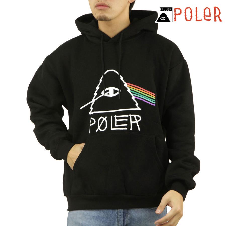 【ボーナスストア 誰でも+5% 6/7 0:00〜6/8 23:59】 ポーラー メンズ プルオーバーパーカー 正規販売店 POLER ロゴ フーデ 父の日 プレゼント ラッピング | POLeR