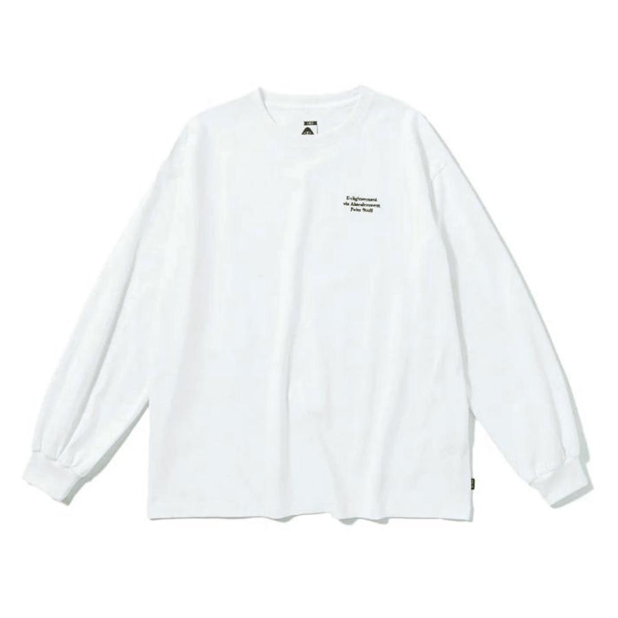 ポーラー メンズ 長袖Tシャツ 正規販売店 POLER クルーネック ロンT ENLIGHTENMENT RELAX FIT L/S TEE D 243MCV0086-WHT WHITE | POLeR | 04