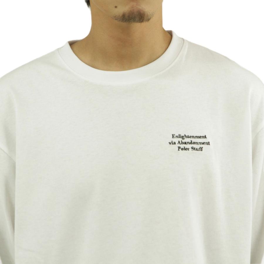ポーラー メンズ 長袖Tシャツ 正規販売店 POLER クルーネック ロンT ENLIGHTENMENT RELAX FIT L/S TEE D 243MCV0086-WHT WHITE | POLeR | 05