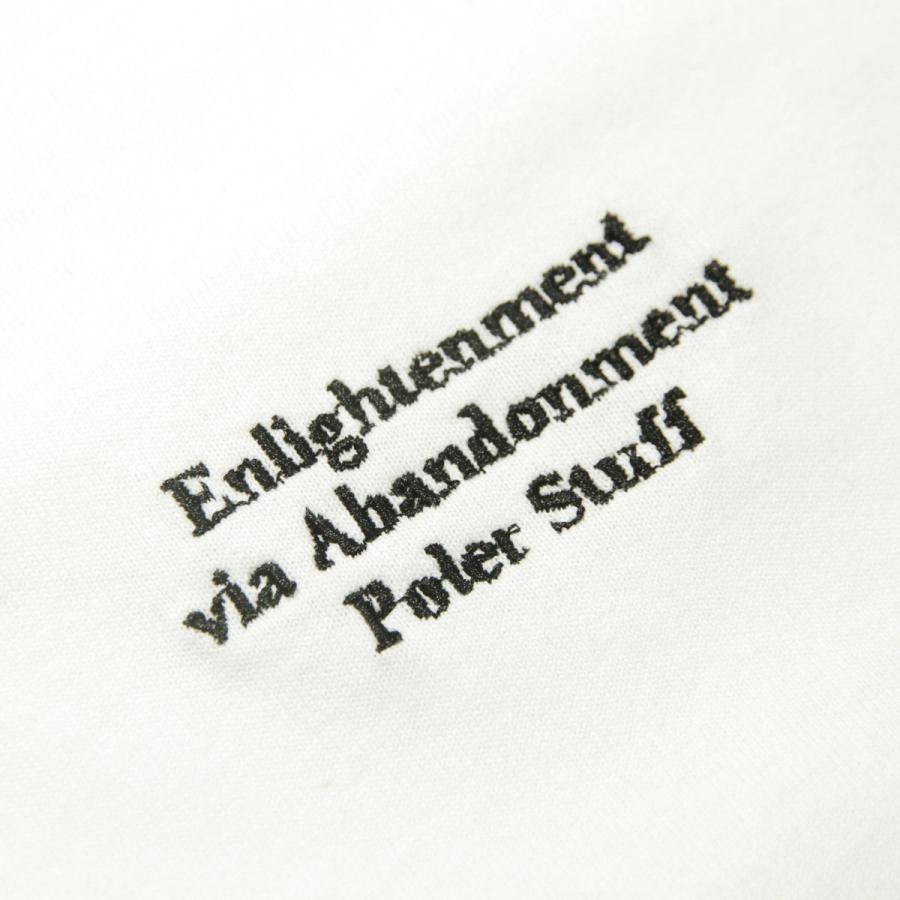 ポーラー メンズ 長袖Tシャツ 正規販売店 POLER クルーネック ロンT ENLIGHTENMENT RELAX FIT L/S TEE D 243MCV0086-WHT WHITE | POLeR | 07